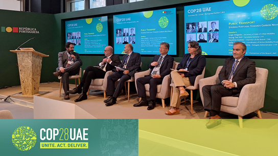 A TML – Transportes Metropolitanos de Lisboa está presente na COP28 UAE!